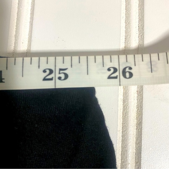 Lane Bryant Plus Size Bow Design Front Sleeveless Tank Blouse Black Size 26/28 - Picture 9 of 11